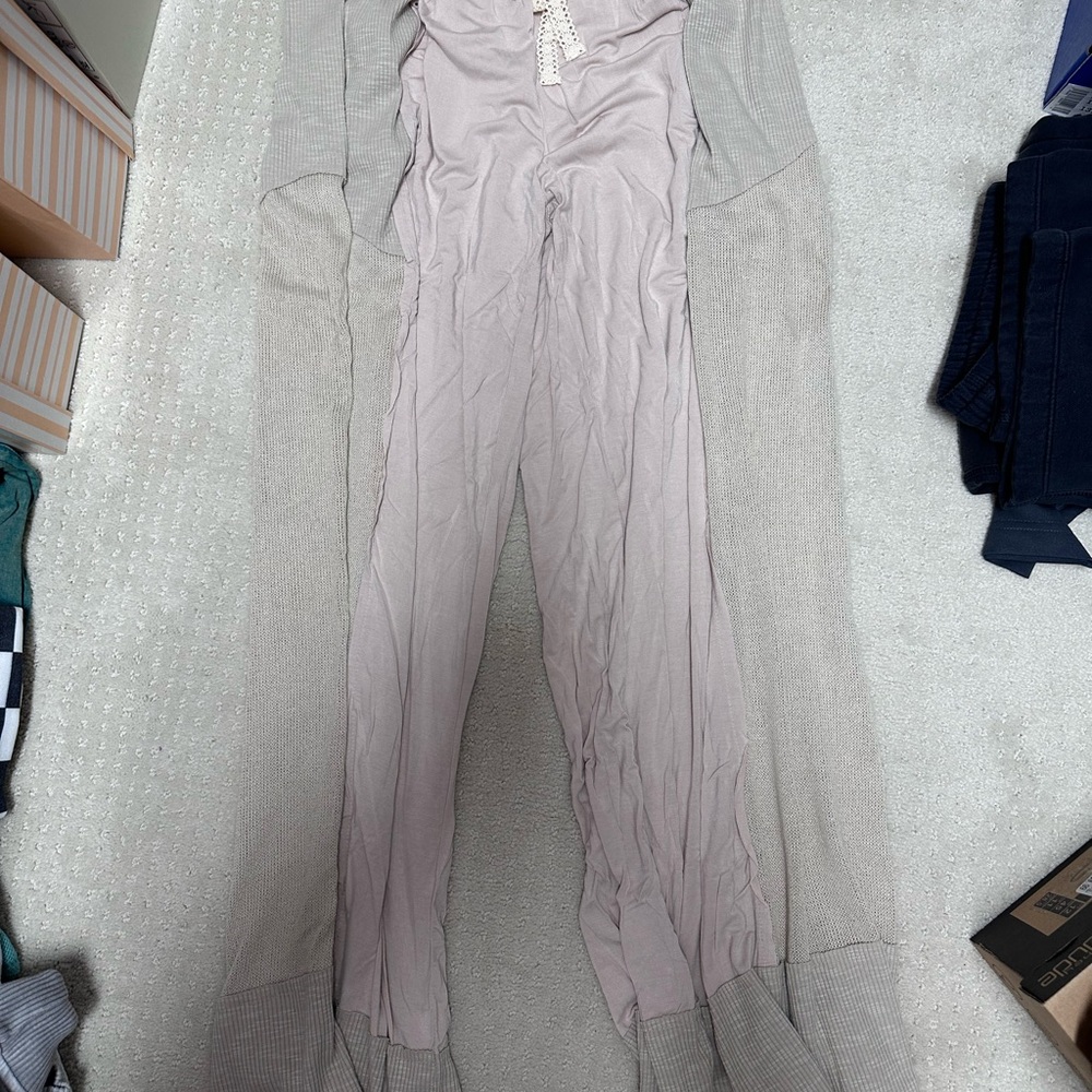 POL Gray Wide Leg Pants High-Waisted Style small nwot